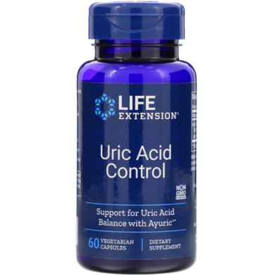 

Мочевая кислота контроль Uric Acid Control Life Extension 60 капсул (LE085)