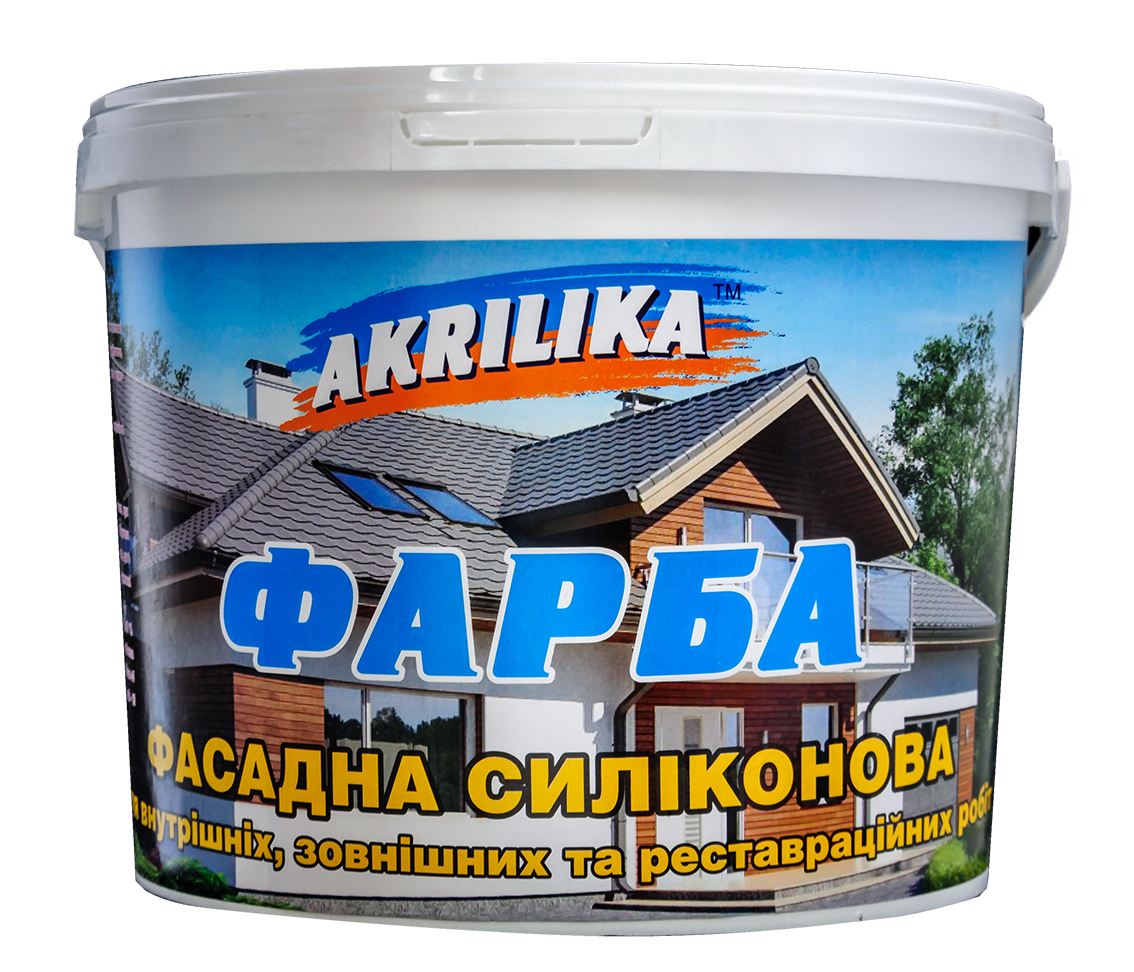 

Краска фасадная силиконовая Akrilika 14 кг