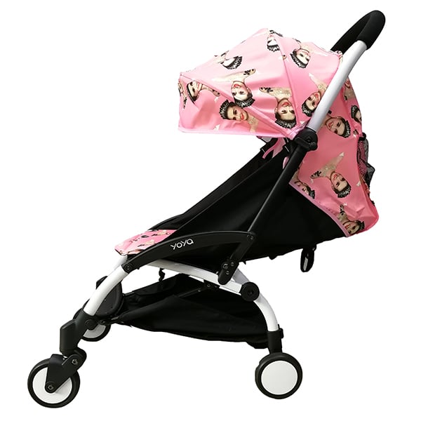 

Прогулочная коляска YOYA 175 А+, рама чёрная, Расцветка PINK BELLE