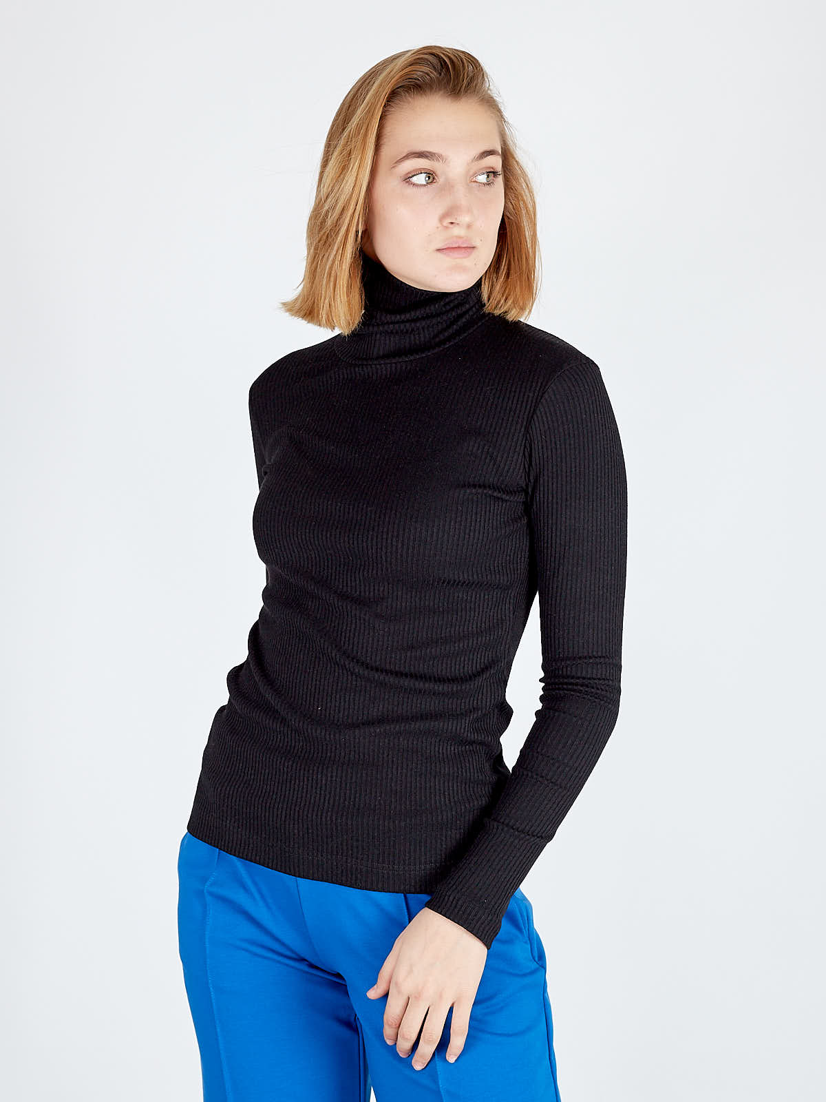 

Гольф женский Fromus рубчик XL(48) Черный