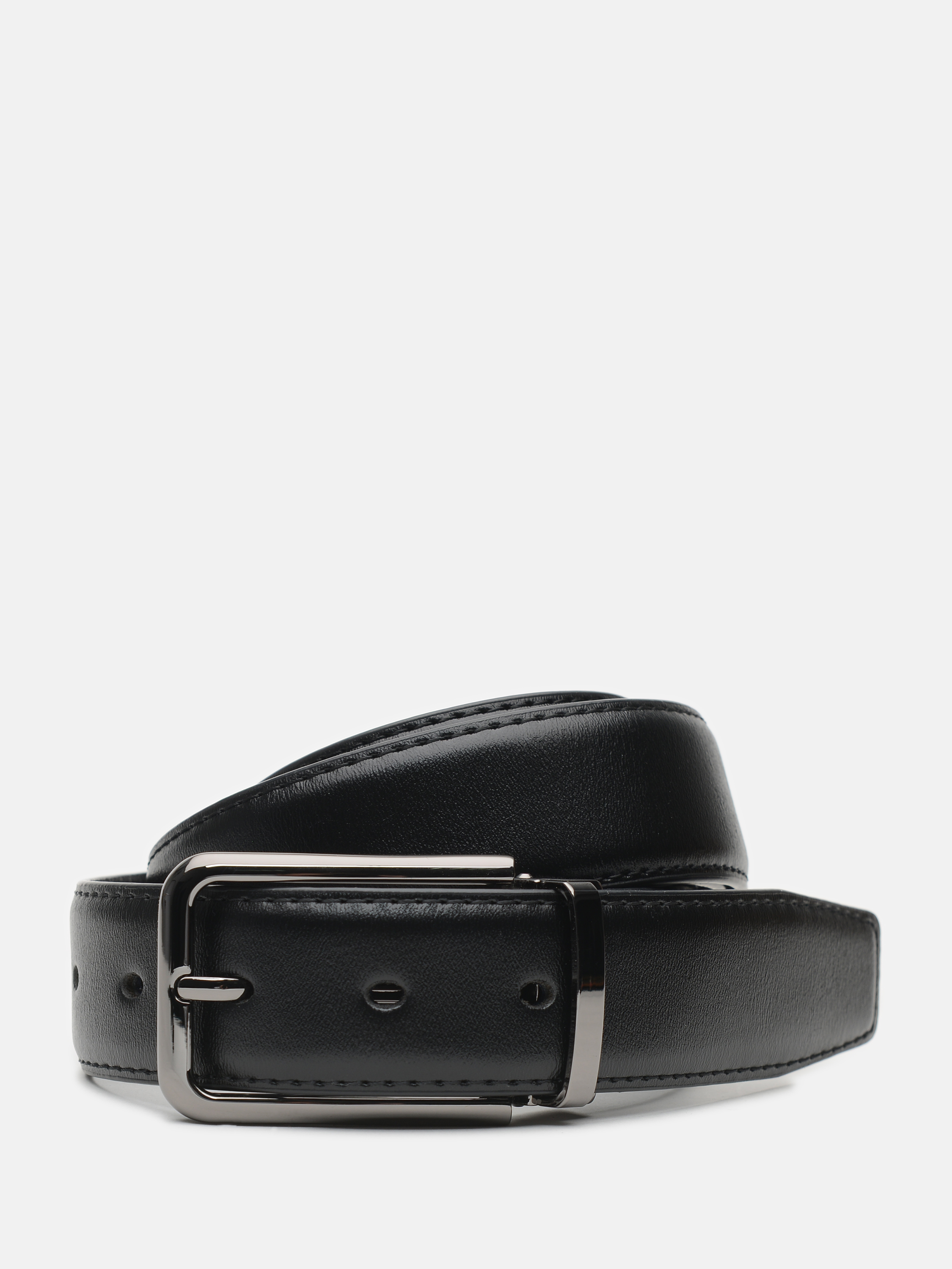 

Мужской ремень кожаный Laras CV1035-5213-3 115-125 см Черный