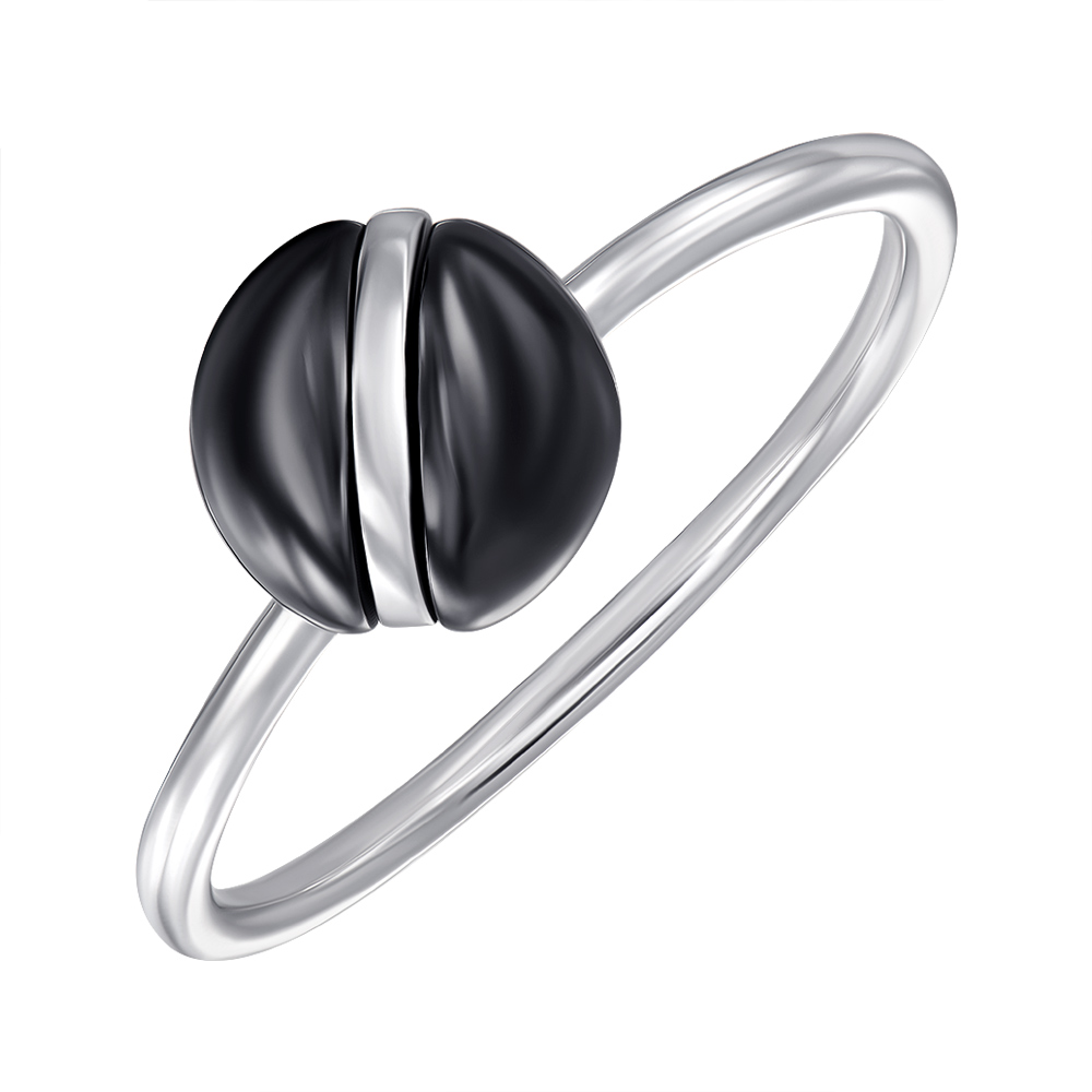 

Серебряное кольцо с керамикой 000147849 18.5 размера