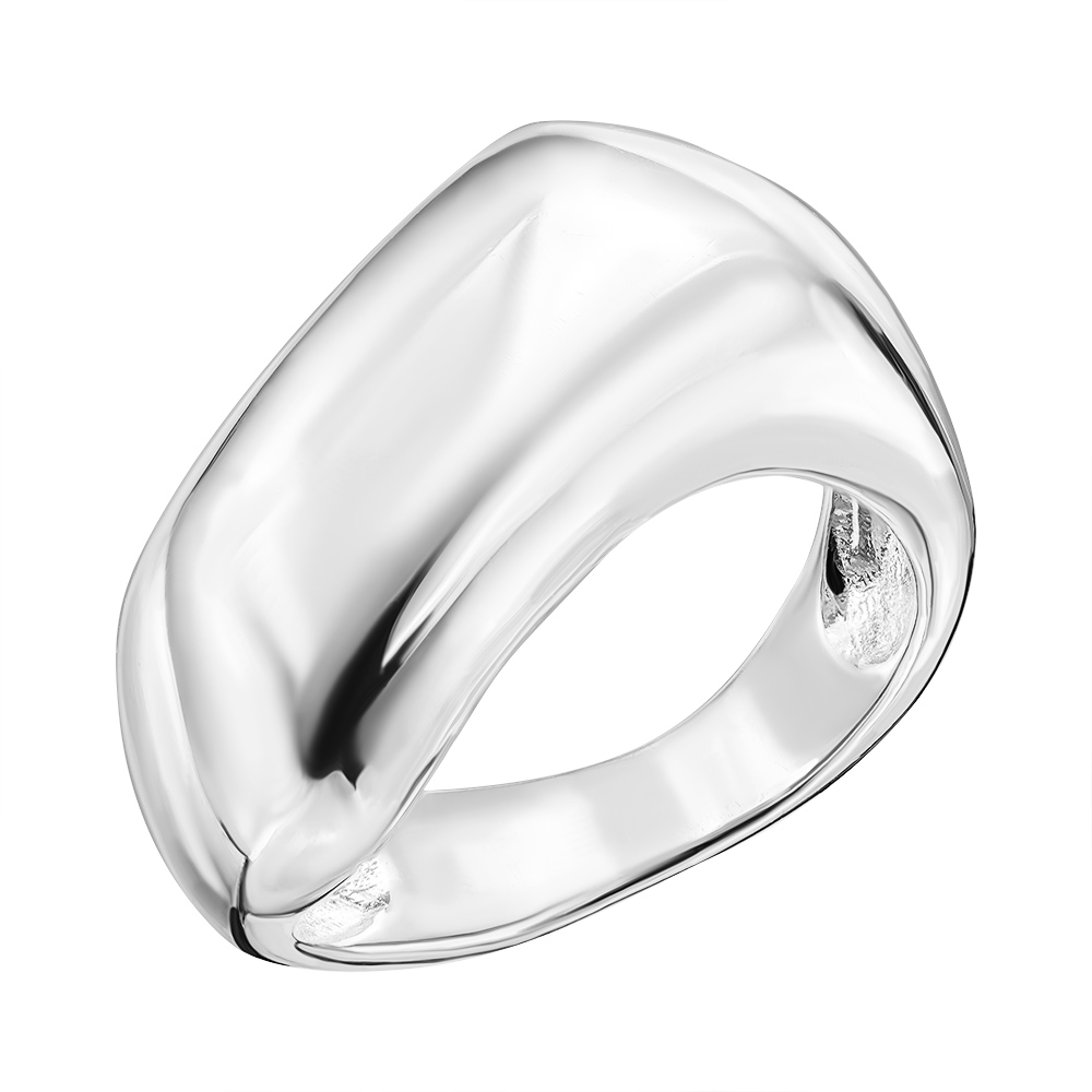 

Серебряное кольцо в стиле минимализма 000136104 17.5 размера