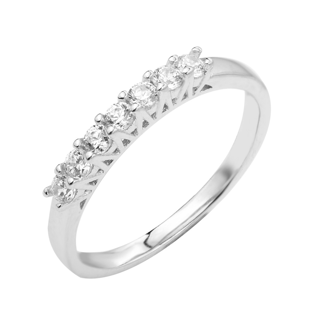 

Серебряное кольцо с фианитами 000131894 16.5 размера