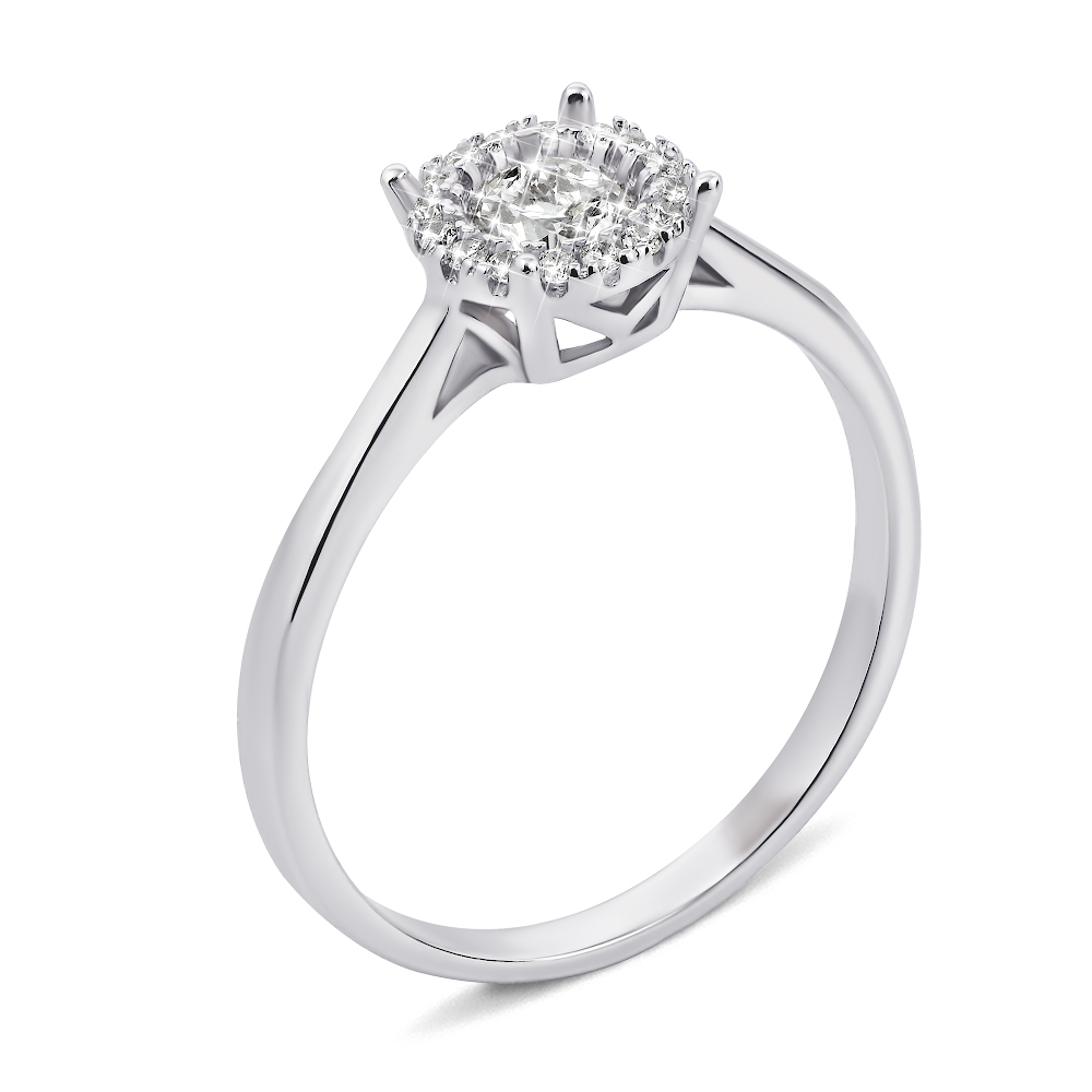 

Серебряное кольцо с фианитами 000137095 15 размера