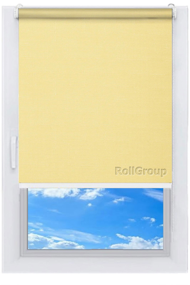

Ролета тканевая Roll Group Лен 140х165 Персиковый 0877