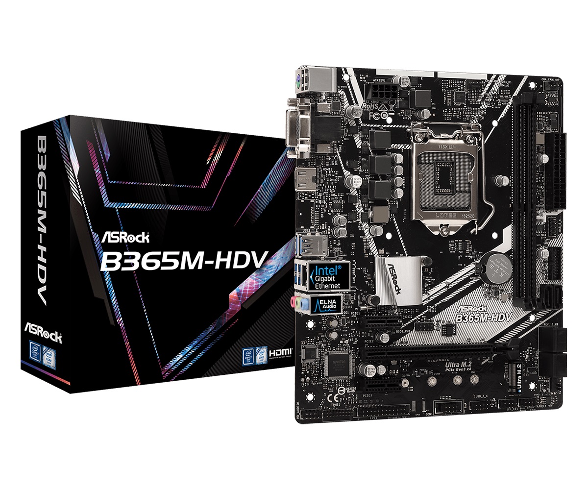 

Материнская плата ASRock B365M-HDV Socket 1151