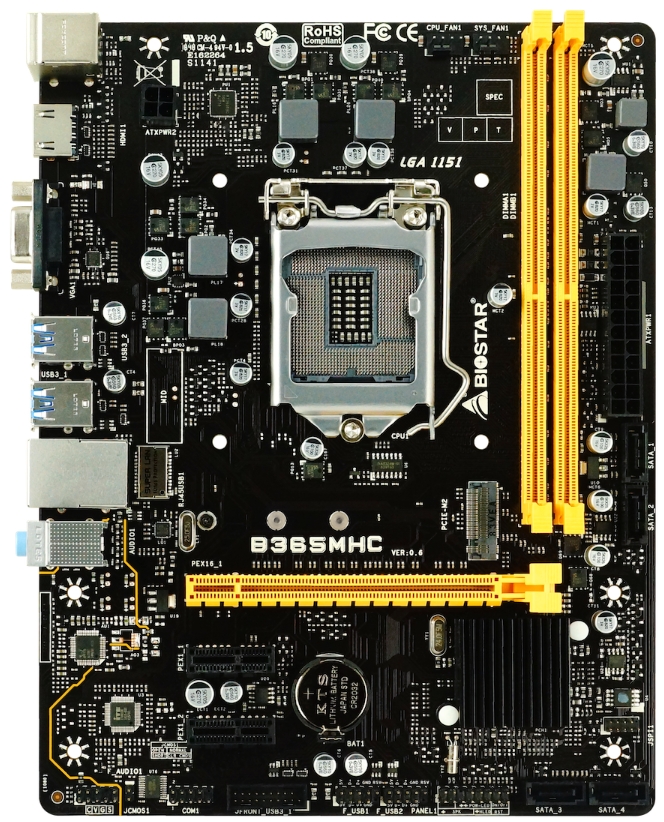 

Материнская плата Biostar B365MHC