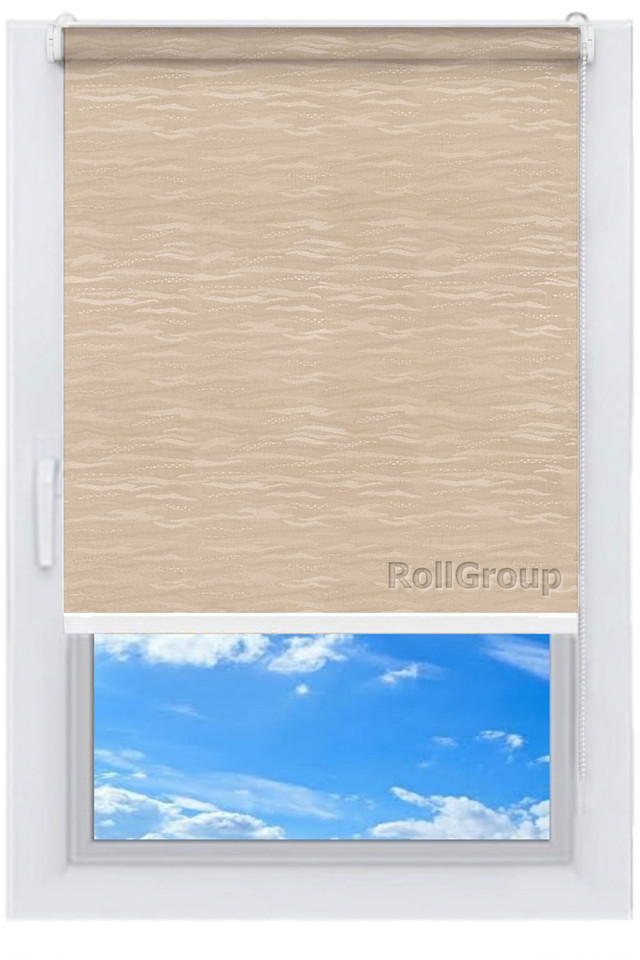 

Ролета тканевая Roll Group Лазурь 125х165 Персиковый 2070