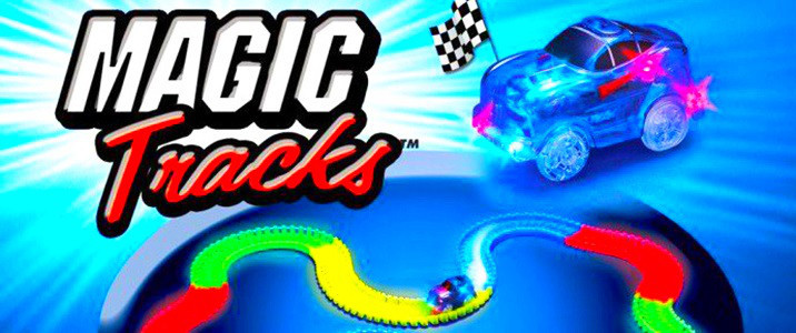 

Гоночный трек конструктор Magic Tracks 220 деталей