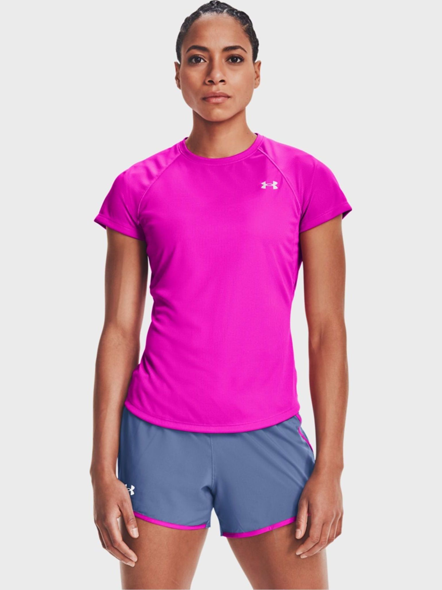

Футболка Under Armour Ua Speed Stride Short Sleeve-Pnk 1326462-660 XS Розовая