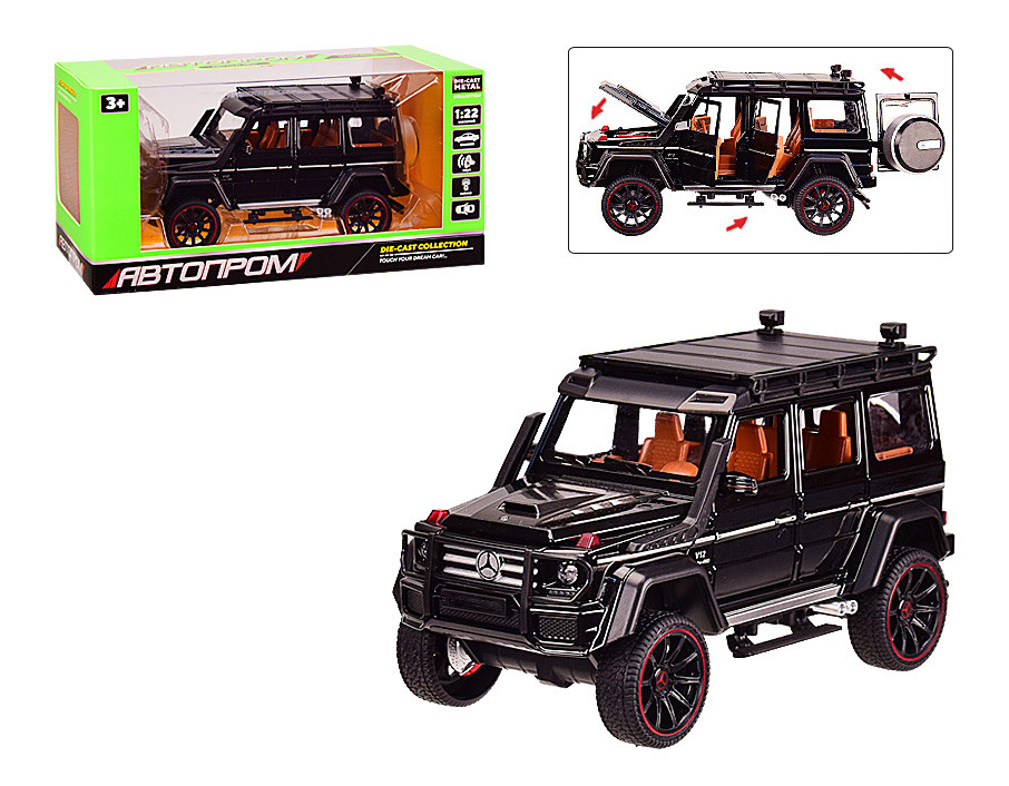 

Игрушка машинка АВТОПРОМ 7578 Mercedes-Benz (Black)