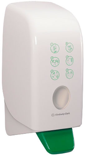 

Дозатор для крема для рук и тела KIMBERLY CLARK PROFESSIONAL Aquarius 1 л (7134)