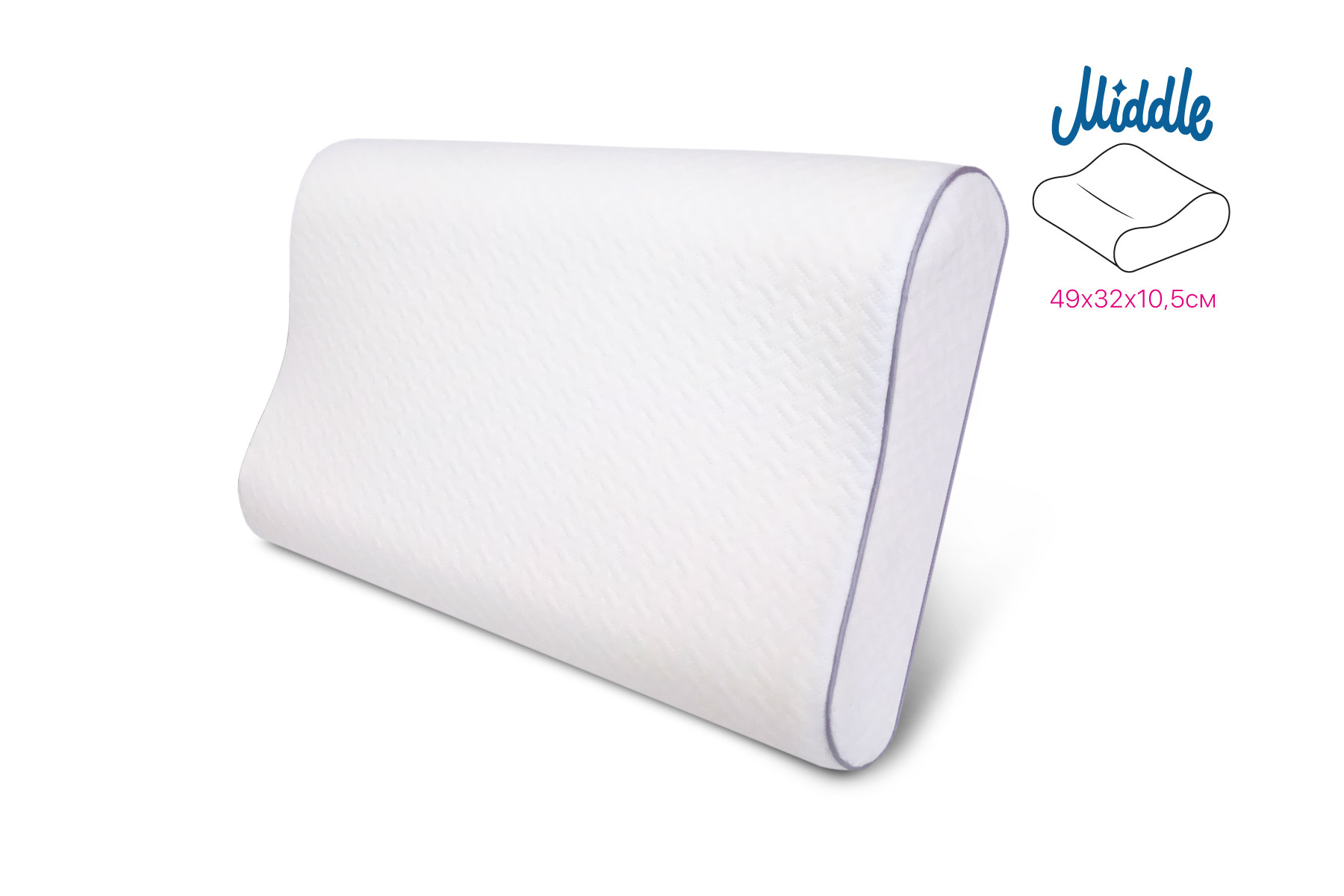 

Подушка SLEEP CARE # My Dream Middle 49х32х10,5 см