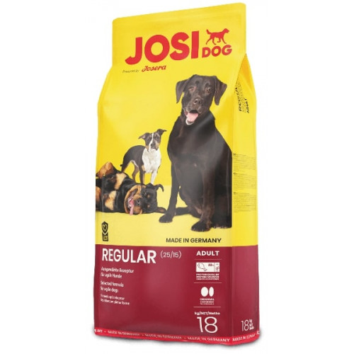 

Сухой корм Josera JosiDog Regular для взрослых собак со средней физической активностью, с птицей, 18 кг