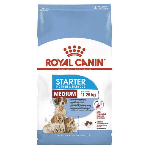 

Сухой корм Royal Canin Medium Starter для кормящих собак средних пород, 12 кг