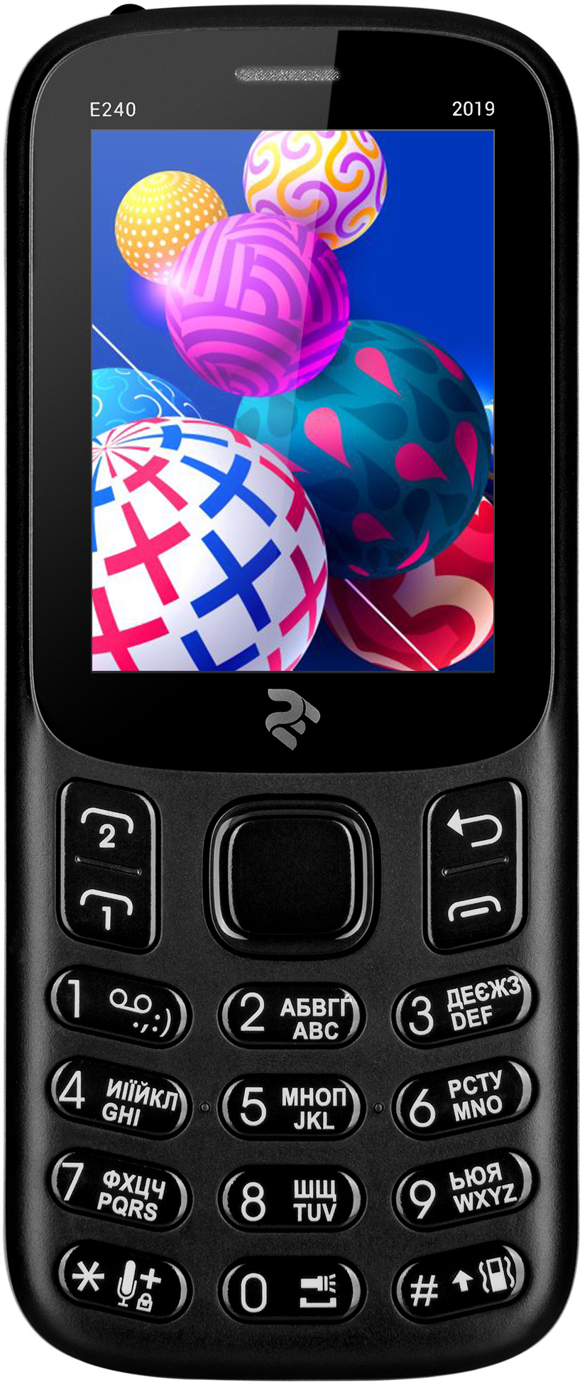 

Мобильный телефон 2E E240 2019 Dual Sim Black