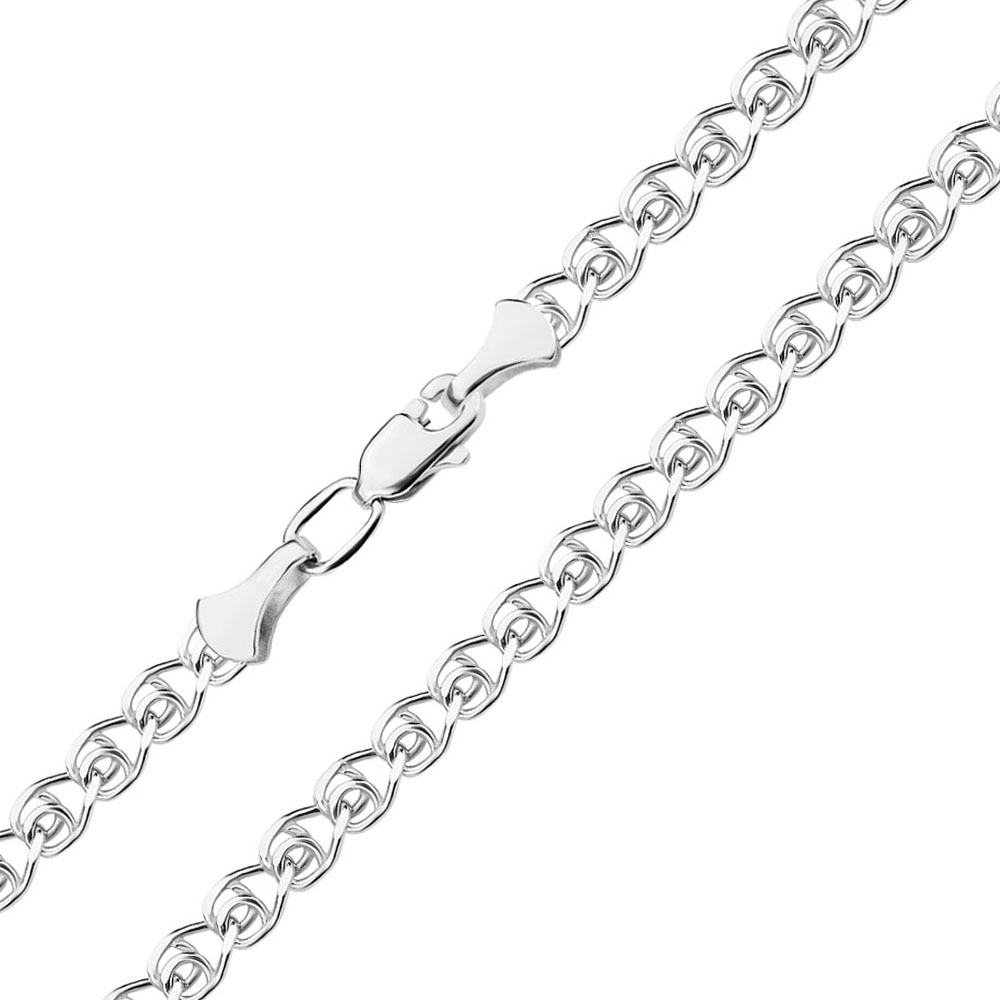 

Браслет из серебра в плетении лав, 4мм 000118138 20.5 размера