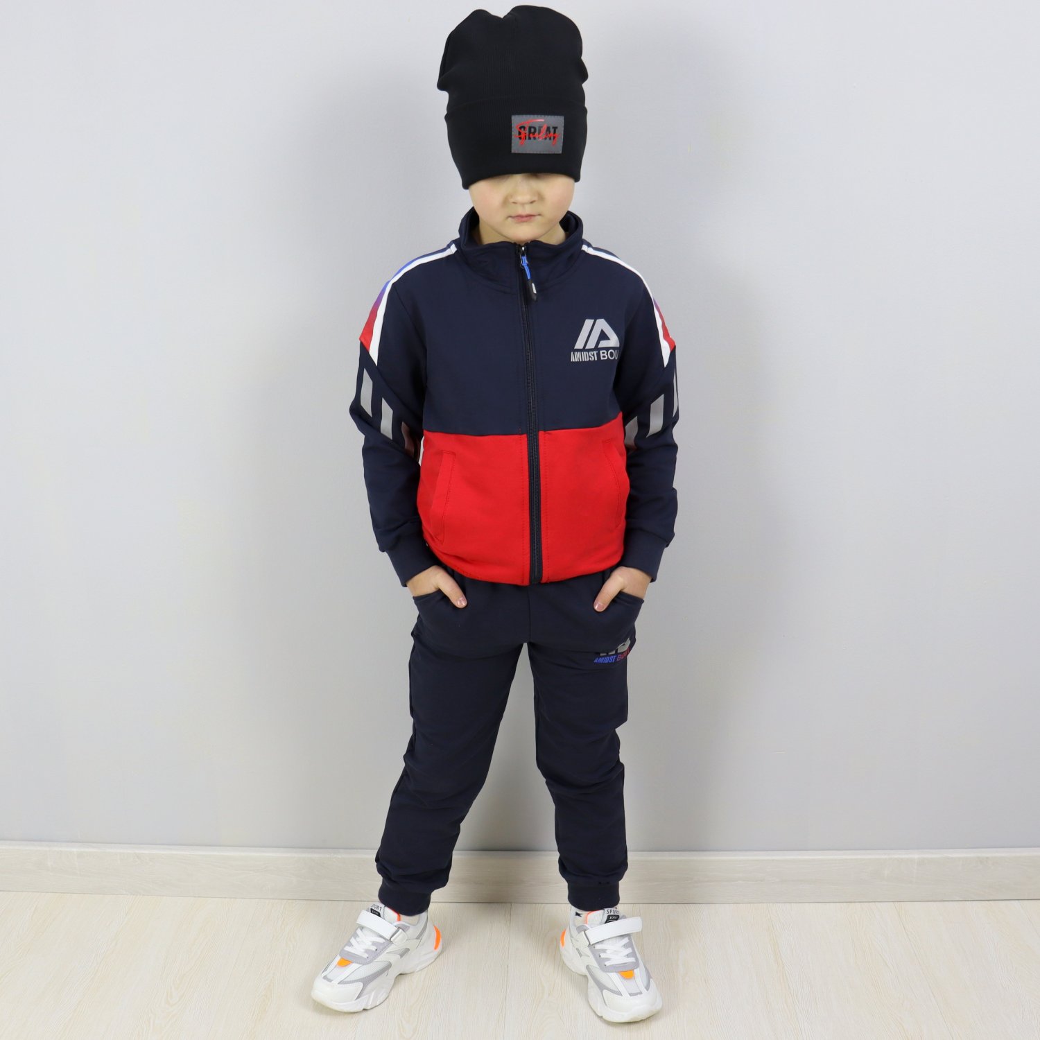 

Спортивный костюм для мальчика F&D Kids (2053крас) Рост 104 см