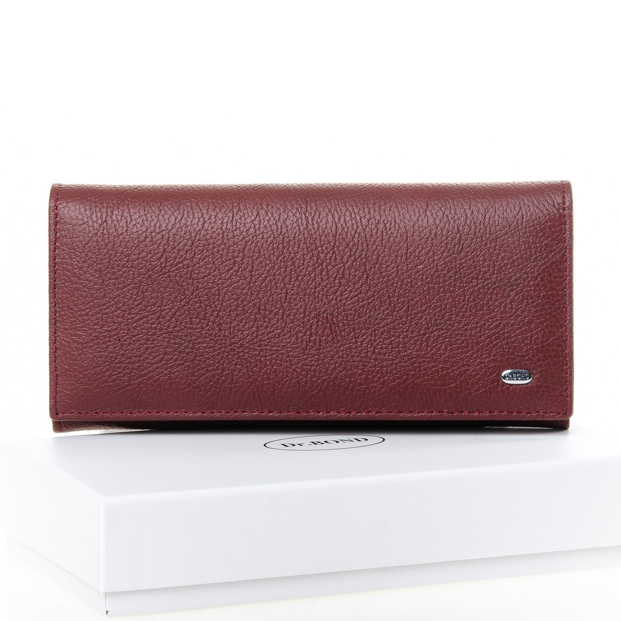 

Кошелек Classic кожа DR. BOND W501-2 бордовый