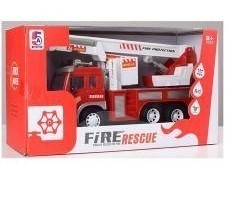 

​Пожарная машина Joy Toy на радиоуправлении, Свет, Резиновые Колеса, USB зарядка, 35-19,5-13 см