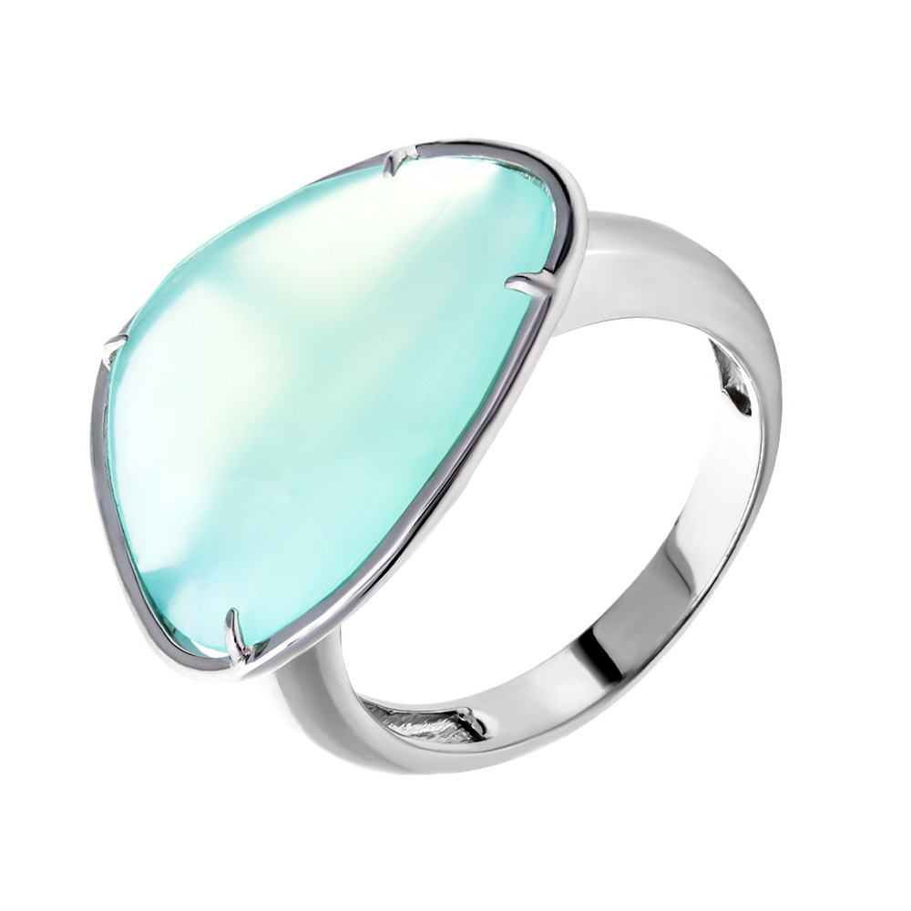 

Серебряное кольцо с халцедоном 000019261 18.5 размера