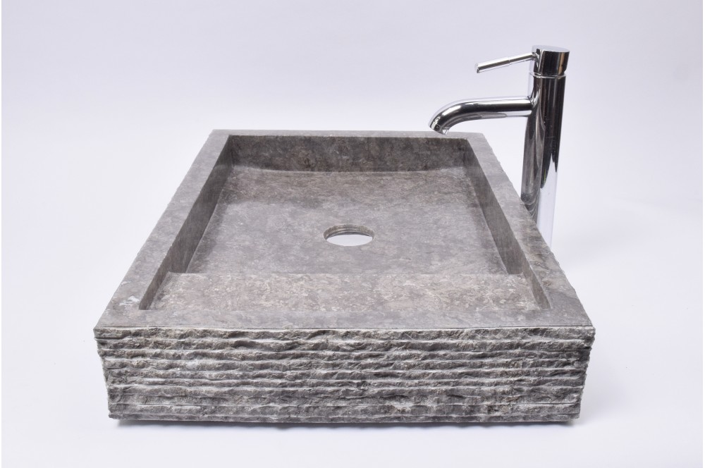 

Умивальник з каменю GREY Industar s27-161-2 60 х 42 см Прямокутний