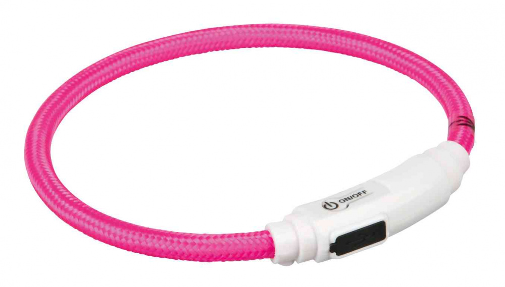 

Ошейник Trixie Flash Light USB светящийся 35 см 7 мм розовый (TX-41942)