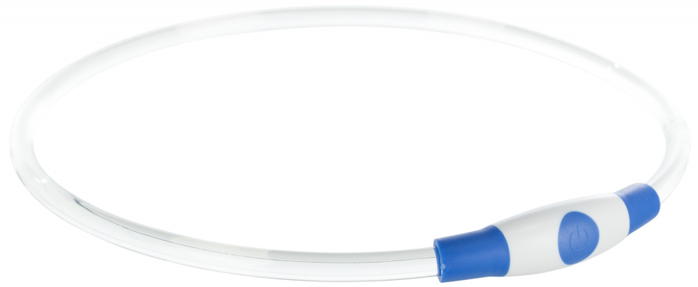 

Ошейник Trixie Flash Light Ring USB светящийся S-M 40 см 8 мм белый (TX-12664)