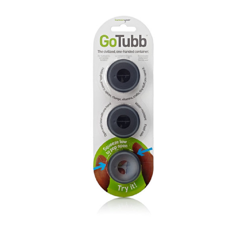 

Набір контейнерів Humangear GoTubb 3-Pack Small чорний