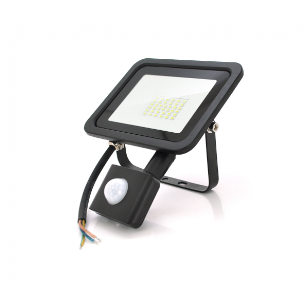 

Прожектор уличный Ritar Slim Sensor Led (RT-FLOOD/MS30A) 30W, 36xSMD2835, IP65, 3000Lm, 6500K
