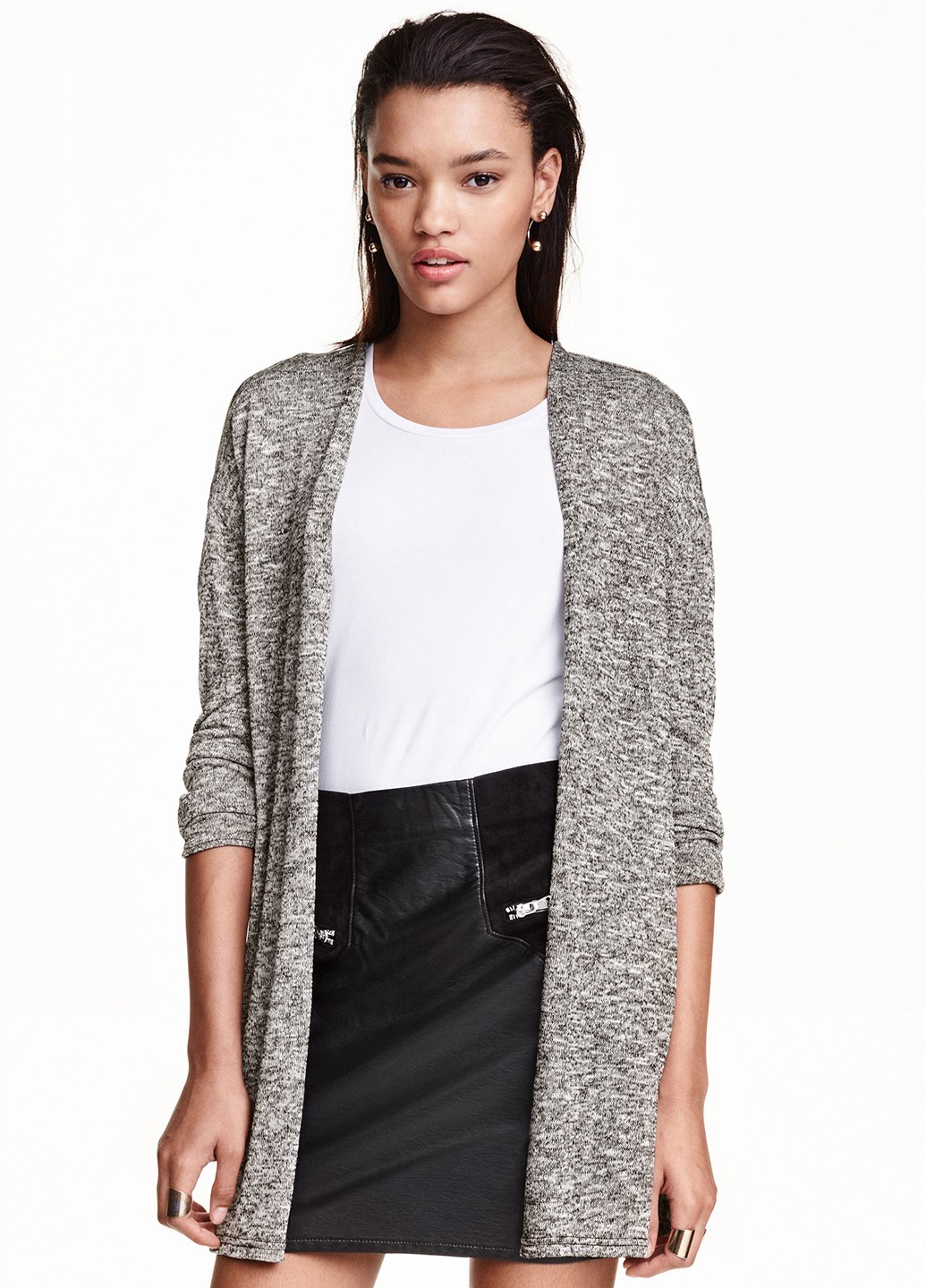 

Кардиган H&M повсякденнй S сірий 1020KOHM0170