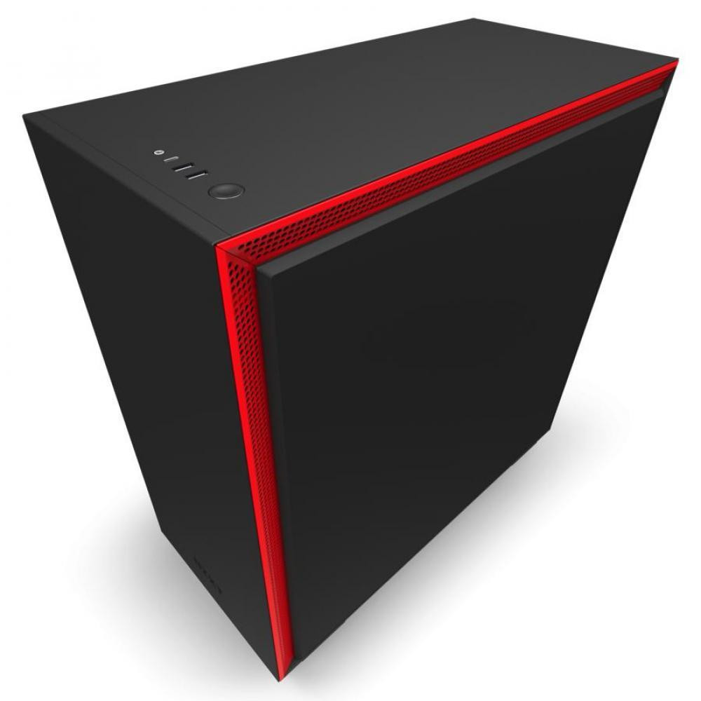 

Корпус NZXT H710 Mid Tower Black/Red Chassis без БП (CA-H710B-BR)