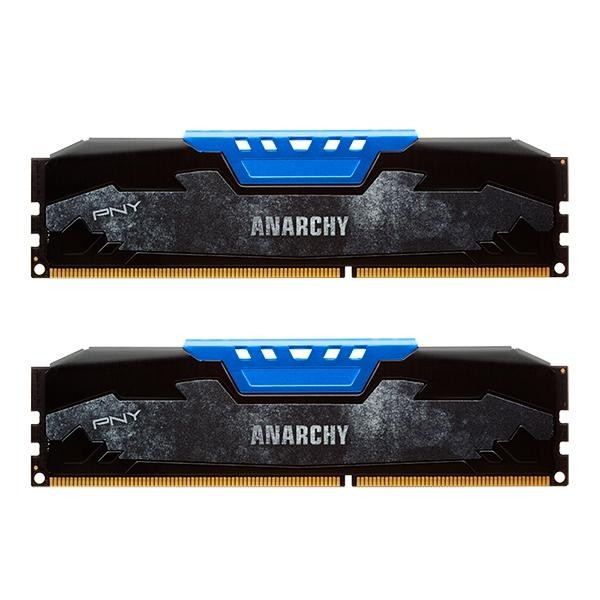 

Оперативна пам'ять PNY 16GB (2x8GB) DDR4 2400 MHz Anarchy (MD16GK2D4240015AB)