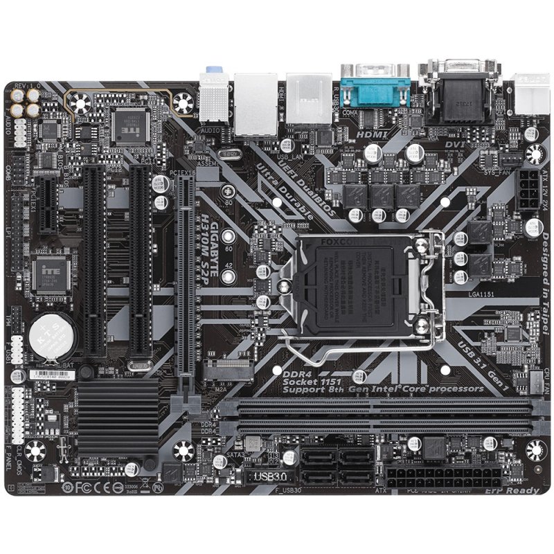 

Материнська плата Gigabyte H310M S2P 2.0 (H310M S2P 2.0)