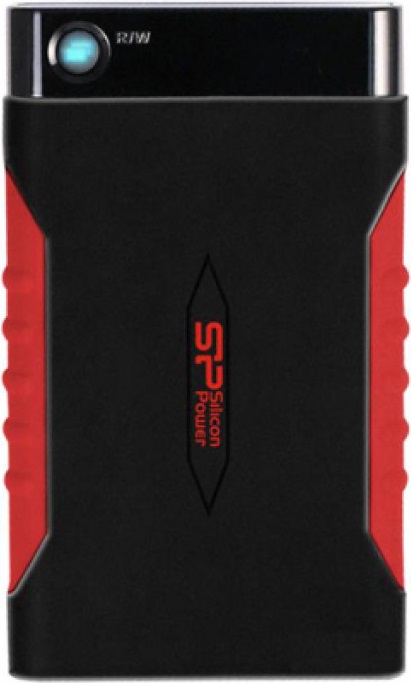 

Жосткий диск Silicon Power 2TB Armor A15 Black/Red (SP020TBPHDA15S3L)