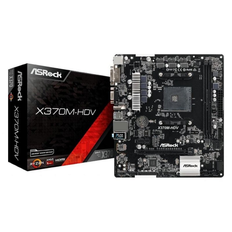 

Материнськая плата ASRock X370M-HDV (X370M-HDV)