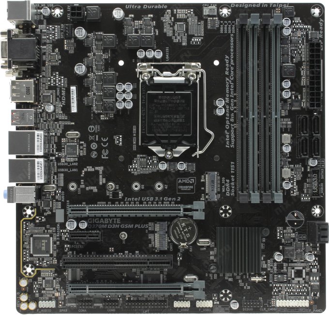 

Материнська плата GIGABYTE Q370M D3H GSM PLUS (Q370M D3H GSM PLUS)
