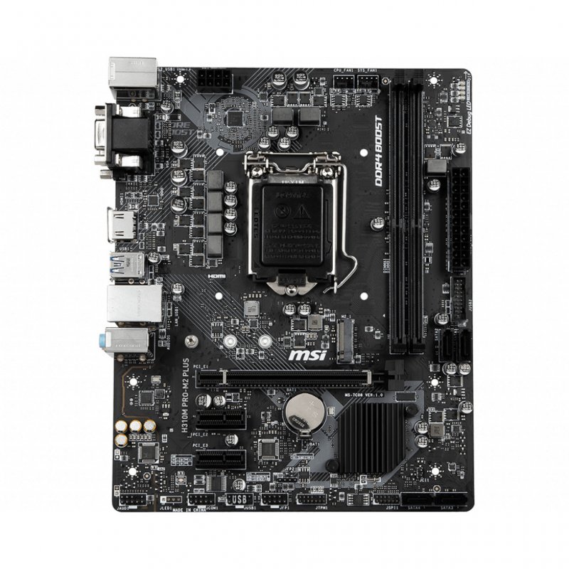 

Материнськая плата MSI H310M PRO-M2 PLUS (H310M PRO-M2 PLUS)