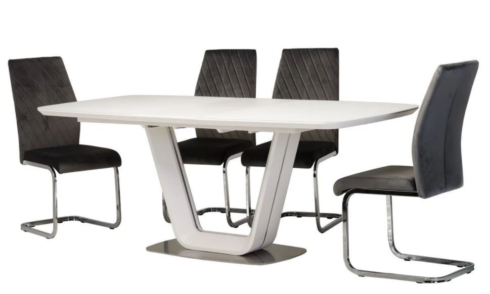 

Стол обеденный Vetro Mebel ТМL-770 Белый