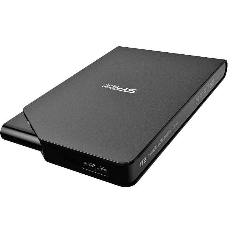 

Жорсткий диск Silicon Power USB 3.0 1TB Stream S03 Black (SP010TBPHDS03S3K)