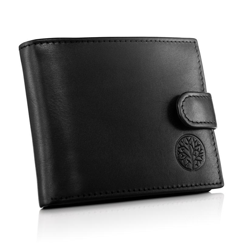 

Кошелёк кожаный мужской Betlewski с защитой RFID BPM-NVTC-63 черный