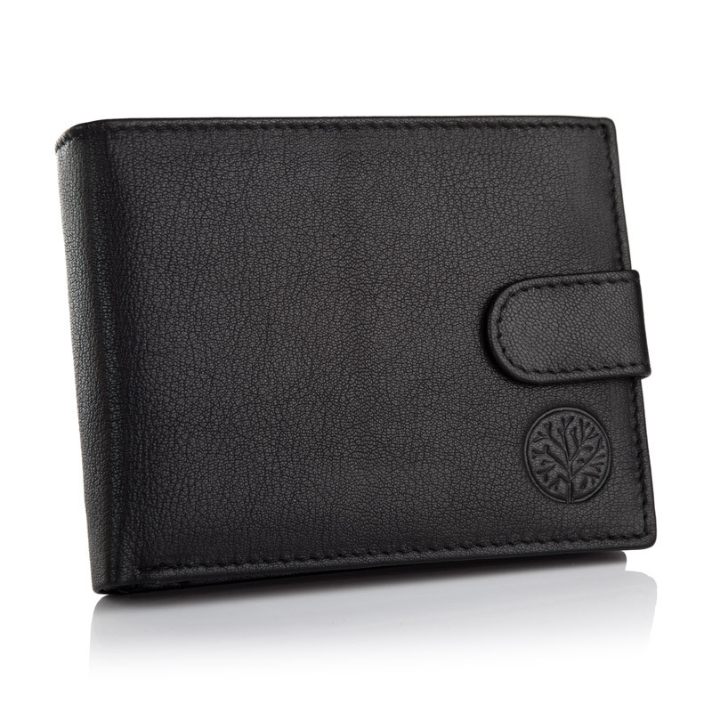 

Кошелёк кожаный мужской Betlewski с защитой RFID BPM-GTN-60 черный