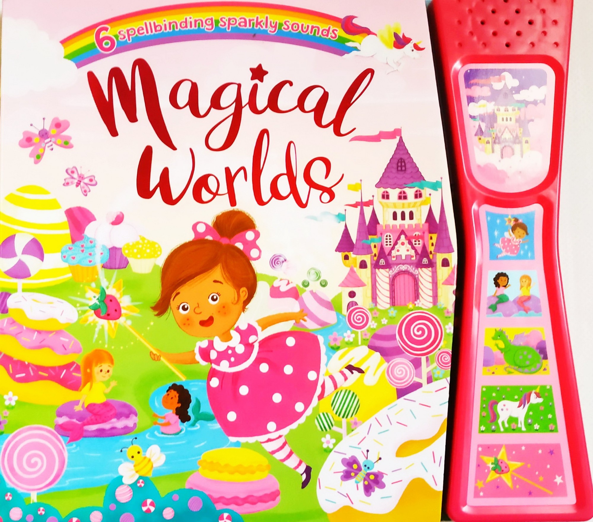 

Книга на английском музыкальная Magic Worlds Board Book