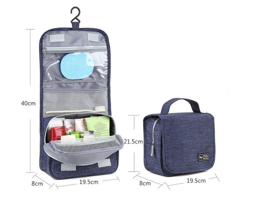 

Дорожный подвесной органайзер для косметики ORGANIZE Travel bag Blue (SKL32-152805)