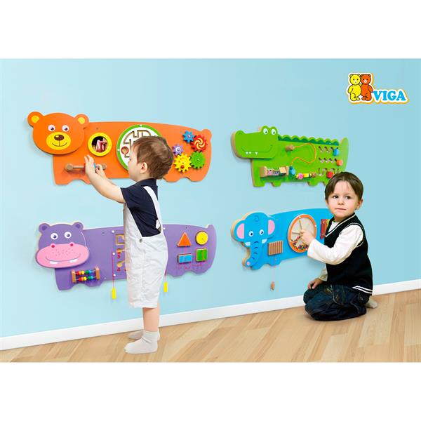 

Бізіборд Viga Toys Бегемотик (50470FSC)