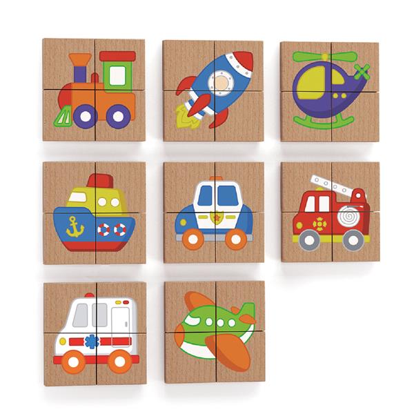 

Магнітні пазли Viga Toys Транспорт, 32 ел. (50723FSC)