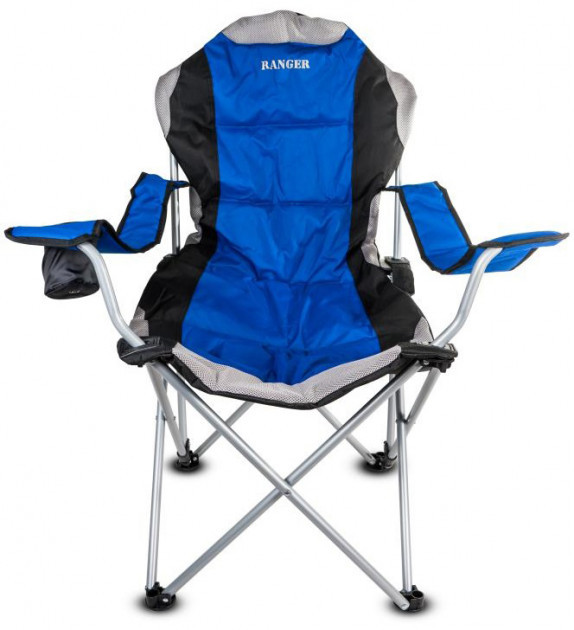 

Кресло-шезлонг складное Ranger RA 2233 FC750-052 до 140 кг Blue