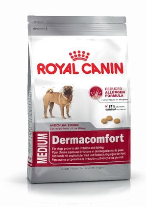 

Корм для собак средних пород, склонных к раздражению и зуду кожи Royal Canin Medium Dermacomfort 3кг (2442030)