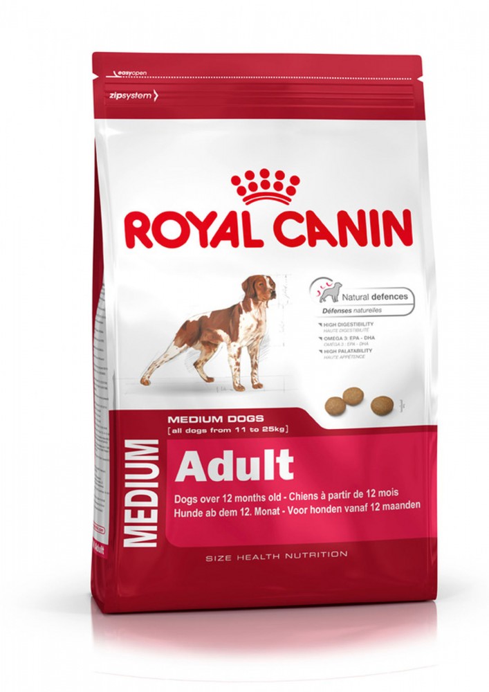 

Корм для взрослых собак средних пород Royal Canin Medium Adult 15кг (3004150)